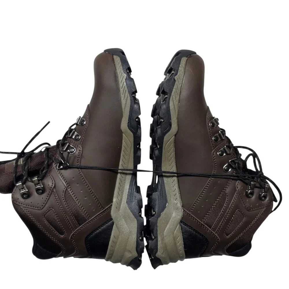Khombu Kenny‎ Hiking Boots Mens 9 Brown Waterproof Leather Trail Outdoor Shoes